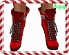 Christmas red boots