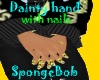 Dainty Sponge Bob Nails