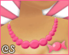 *CS* 17 Pink Neck Beads