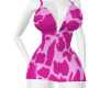 Pink cow Dress