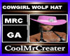 COWGIRL WOLF HAT