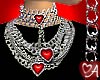 Chained Hearts Necklace