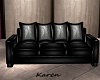 Black/Silver Couch