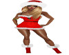 (AL)Santa Dress Red