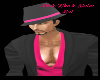 pink/black mafia hat