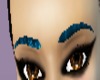Thin Blue Eyebrows