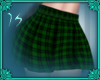 (IS) Plaid Skirt gn&b
