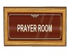 Prayer Room Door Sign