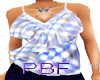 PBF*Blue Print Top