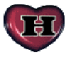 Alpha Hearts "H"