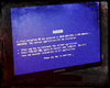 [B] Monitor Blue Screen