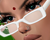 white glasses