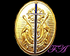 Golden shield and sword