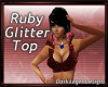 ruby glitter top