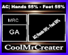 AC Hands 55% - Feet 55%