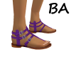 [BA]Girls Purple Sandles