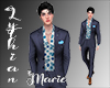 LM Sam Floral Suit Blue