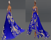 *VERSACE Gold/Blue Gown