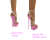 elegant pink shoes