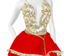 Mini red dress