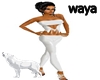 waya!Hot White Wolf PVC