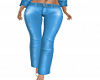 Gig-Blue Leather Pants