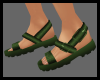 (DP)Green Summer Sandals