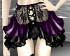 b purple lolita skirt
