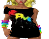 Rave Rainbow Dress