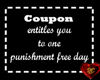 coupon punishment free