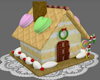 +Candy House Cake
