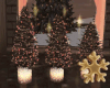 Xmas Santa`s Light Trees