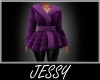 # Puffer Coat Purple