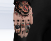 zuku: M hand tatt wolf