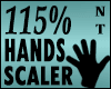 Hands Scaler 115% M/F