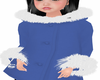XK*Winter Blue Coat KId