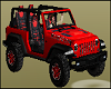 Guy in Red Jeep Animated Vehicle Male Avatars