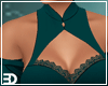 Teal Asian Lace Dress