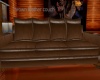 lether brown couch