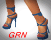 GRN Dnm shoes +red nail