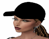 Sav-black hat -with hair