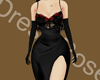 Black Dress Roses