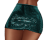 Teal Sequin Skirt - RLL