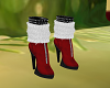 Cute Red Boots w/black