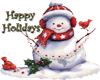 Happy Holidays Snowman01