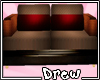 Couch Sofa Brown Red v3