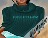 g;freedom teal top