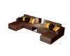 Brown Glam Couch