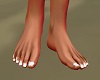 Perfect feet wht nails
