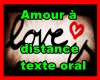 TEXTE - Amour a distance